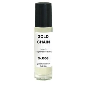 Gold Chain (Men) Body Oil 10 ml Fragrance Pure Uncut 1/3 oz Roll-On Scent